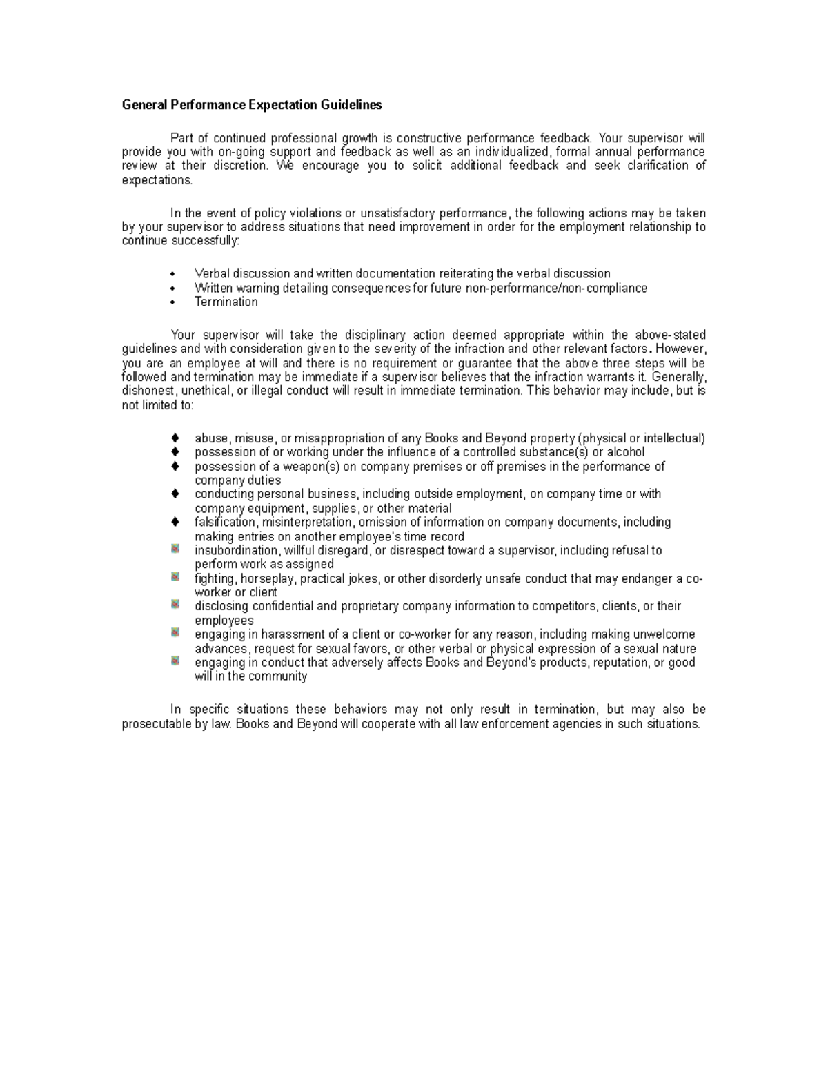 4-2 Handbook Guidelines - General Performance Expectation Guidelines ...