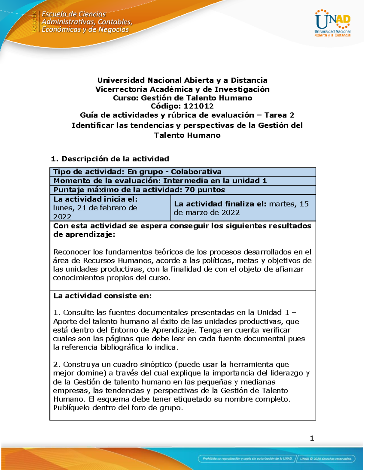 Guia De Actividades Y Rúbrica De Evaluación - Unidad 1 - Tarea 2 - I ...