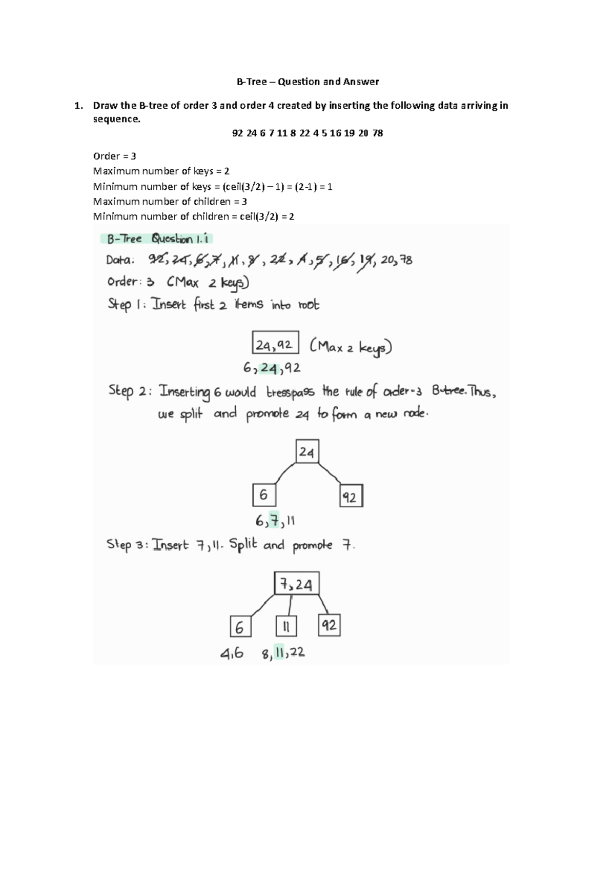 ACE-B-Trees - Questions And Answers And Practice Materials For ...