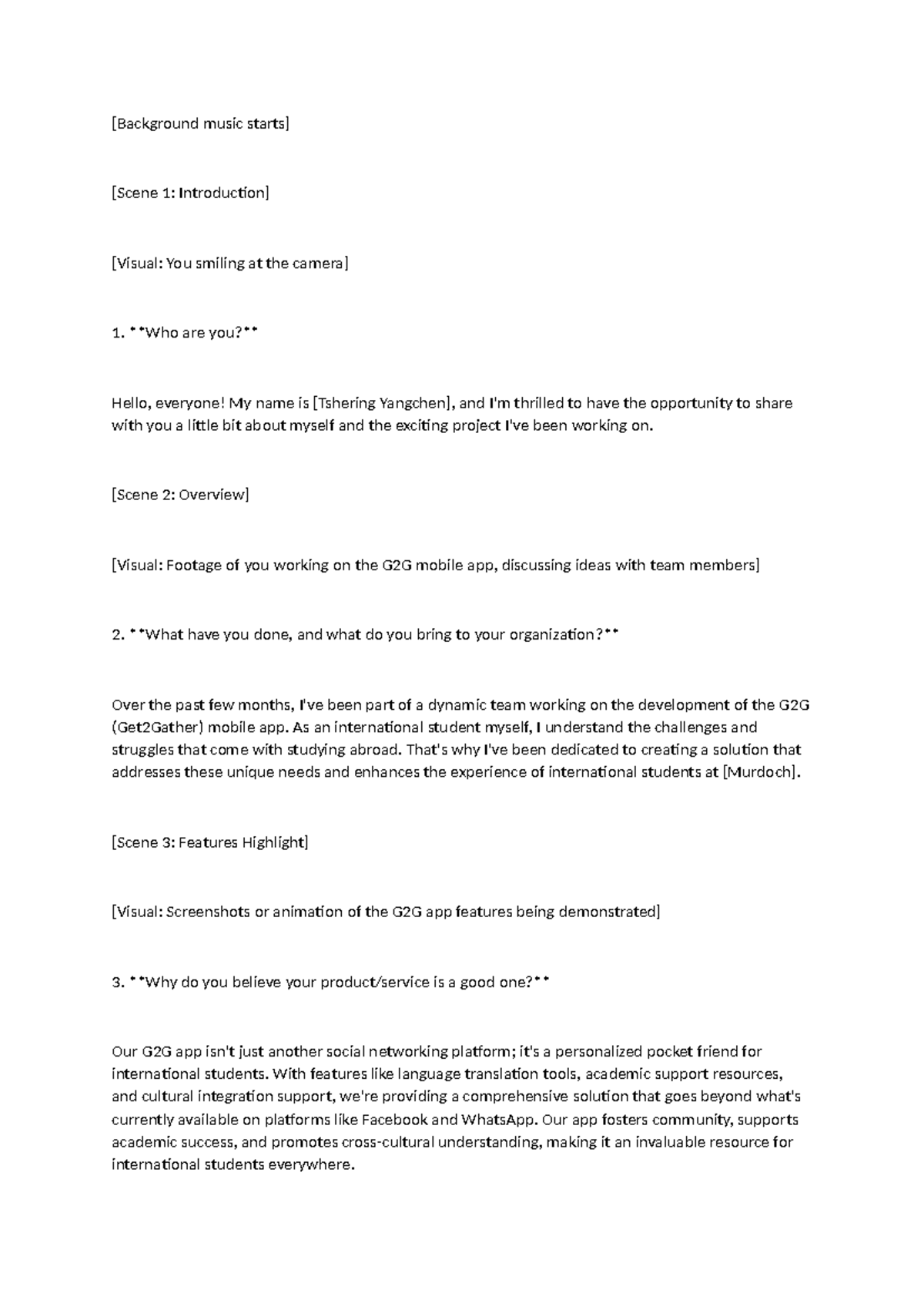 Ass2 script - Assignment 2 - [Background music starts] [Scene 1 ...