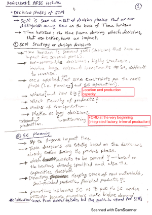 Hau Lee Model - Supply process focus on the sourcing of components and ...