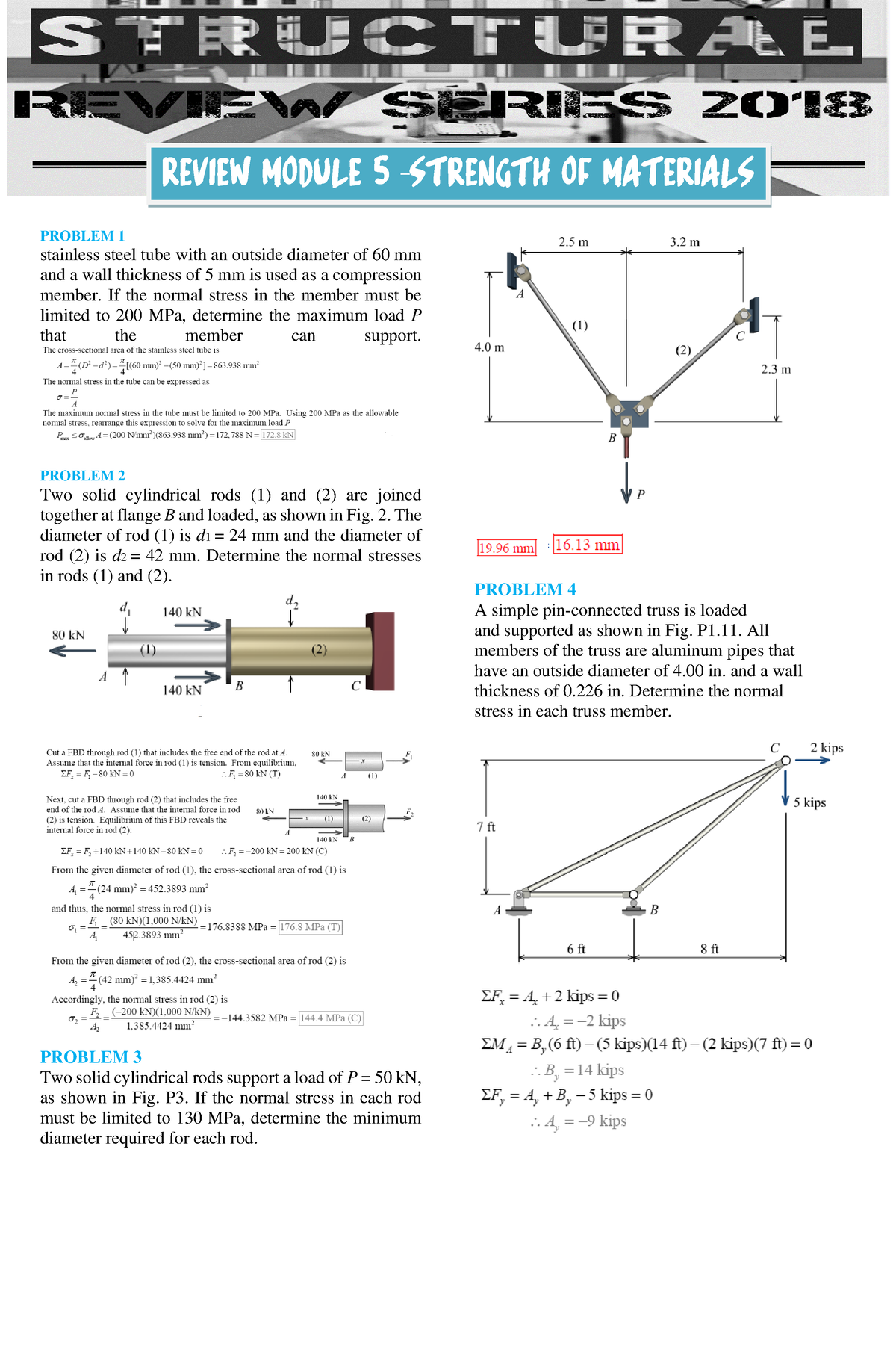 strength-of-materials-n-a-problem-1-stainless-steel-tube-with-an