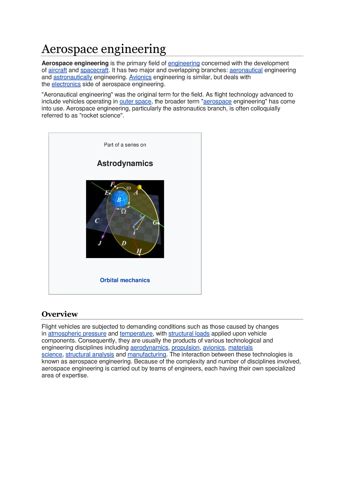 dissertation ideas for aerospace engineering