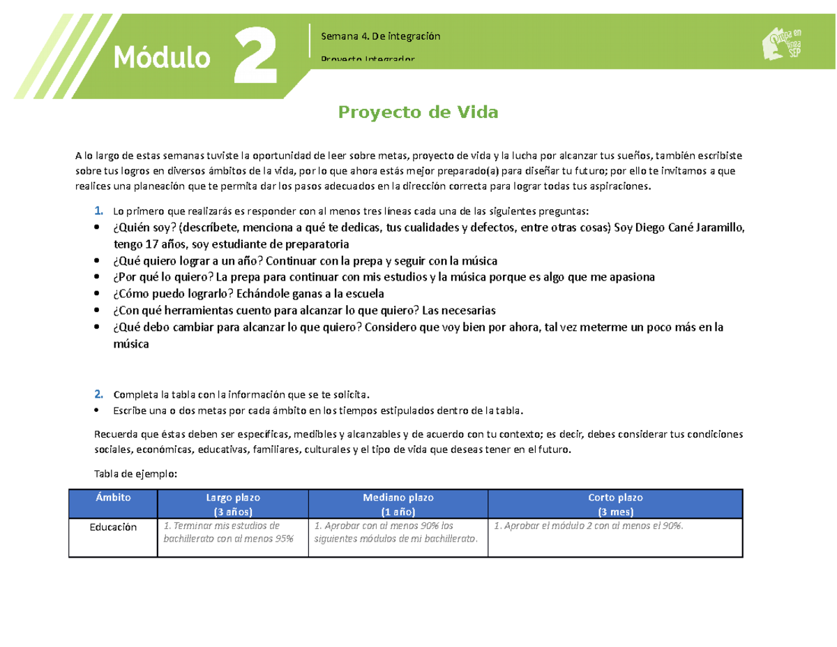 M02S4PI prepa en línea SEP - Proyecto de Vida A lo largo de estas