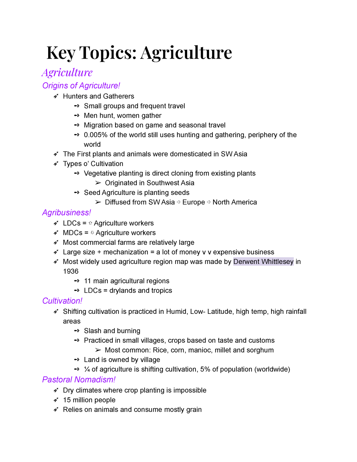 agriculture term paper topics