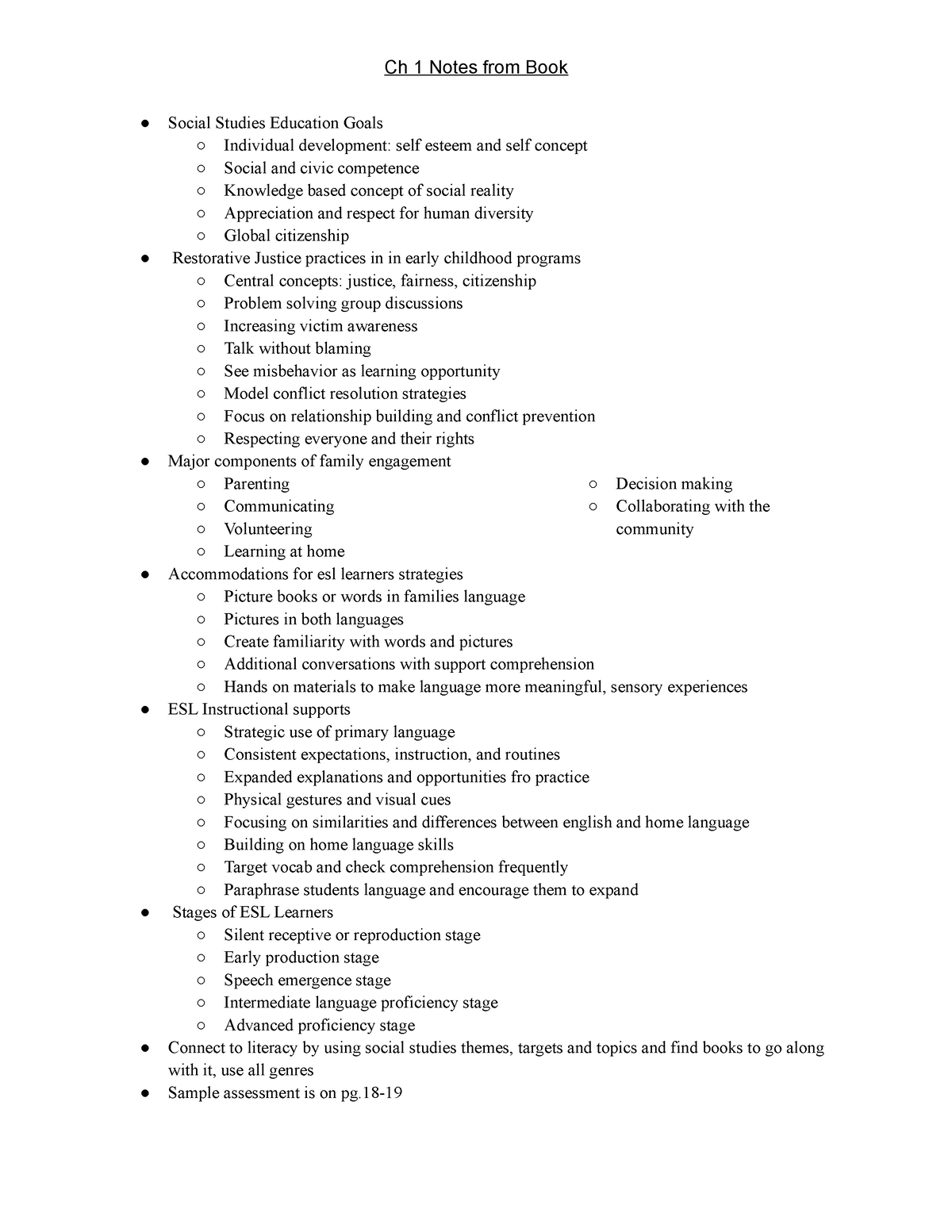 Ch 1 Notes - Mary Couillard - Ch 1 Notes from Book Social Studies ...