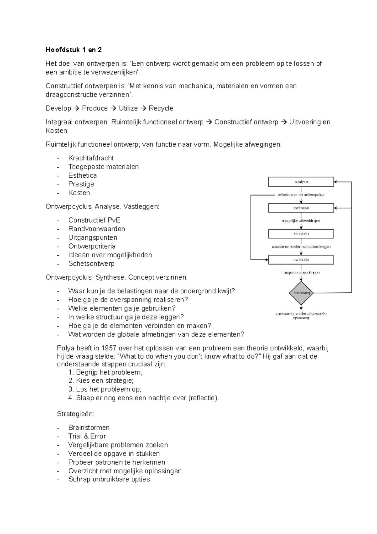 Samenvatting Dictaat Deeltoets 1 - Hoofdstuk 1 En 2 Het Doel Van ...