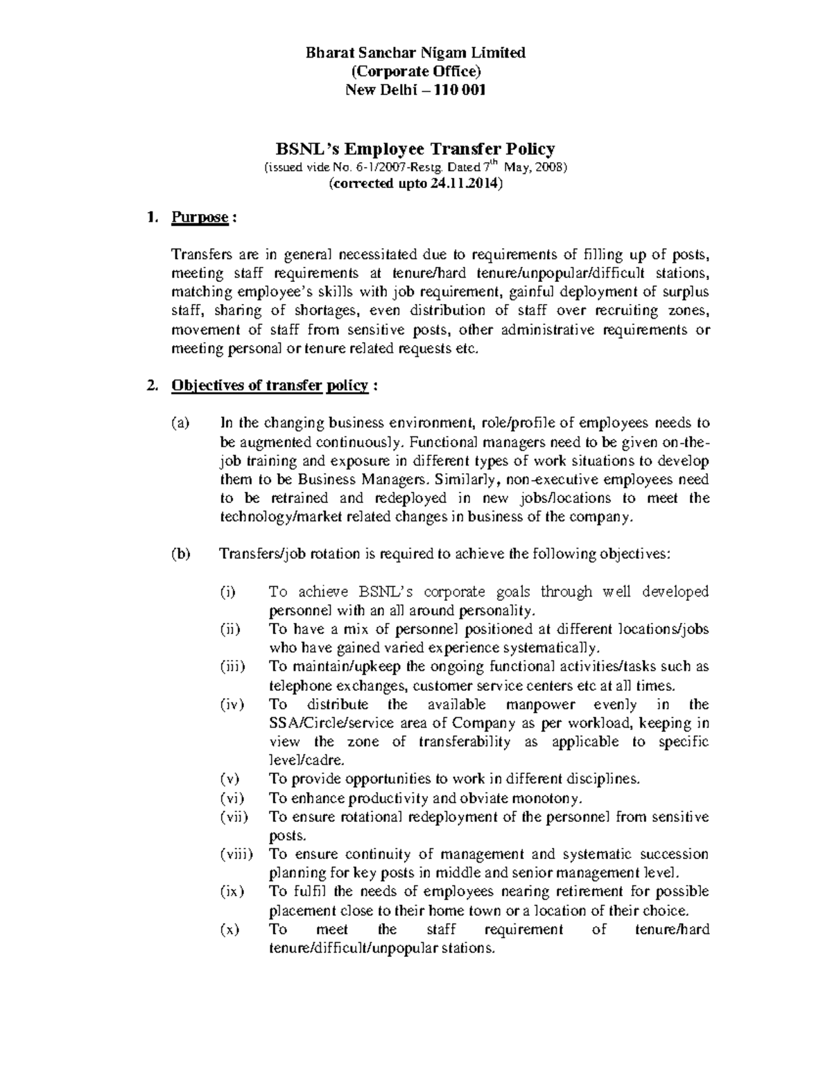 tfrpolicy-241114-fhjjj-bharat-sanchar-nigam-limited-corporate