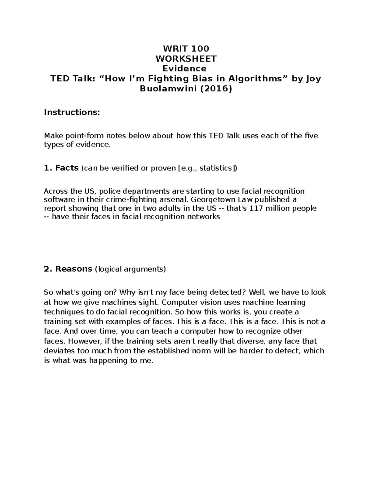 6-evidence-worksheet-writ-100-worksheet-evidence-ted-talk-how-i-m