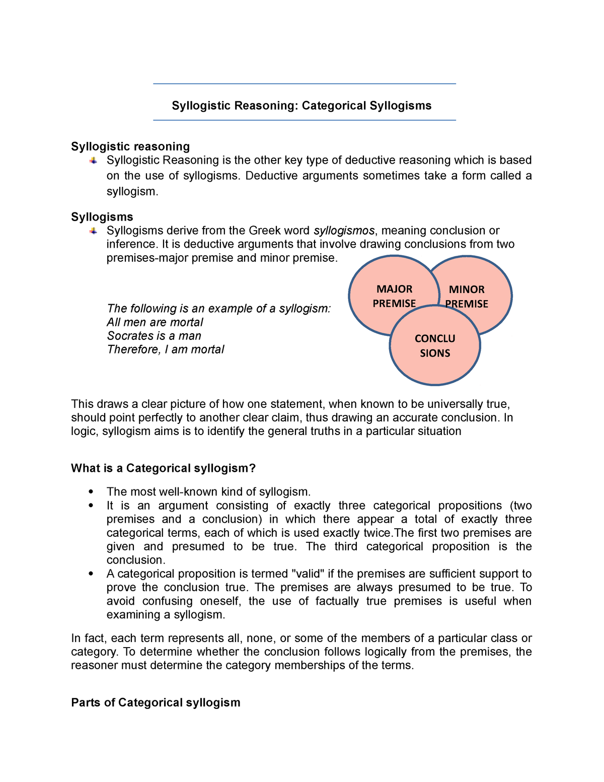 syllogistic-reasoning-categorical-syllogisms-syllogistic-reasoning