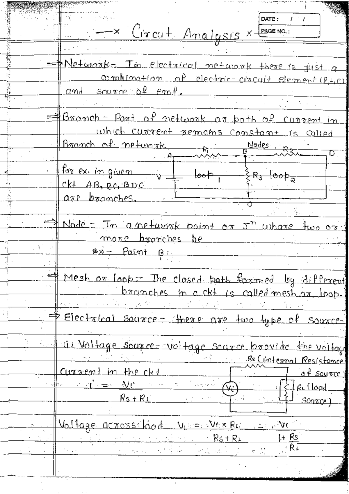 Electronics classnotes - Post-graduate physics - Studocu