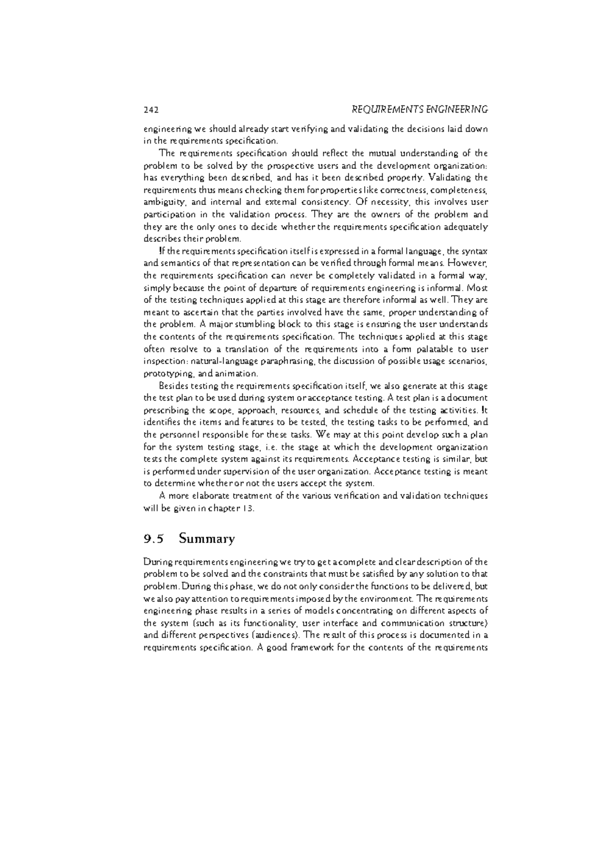 Software Engineering Lecture Notes (61) - 242 REQUIREMENTS ENGINEERING ...