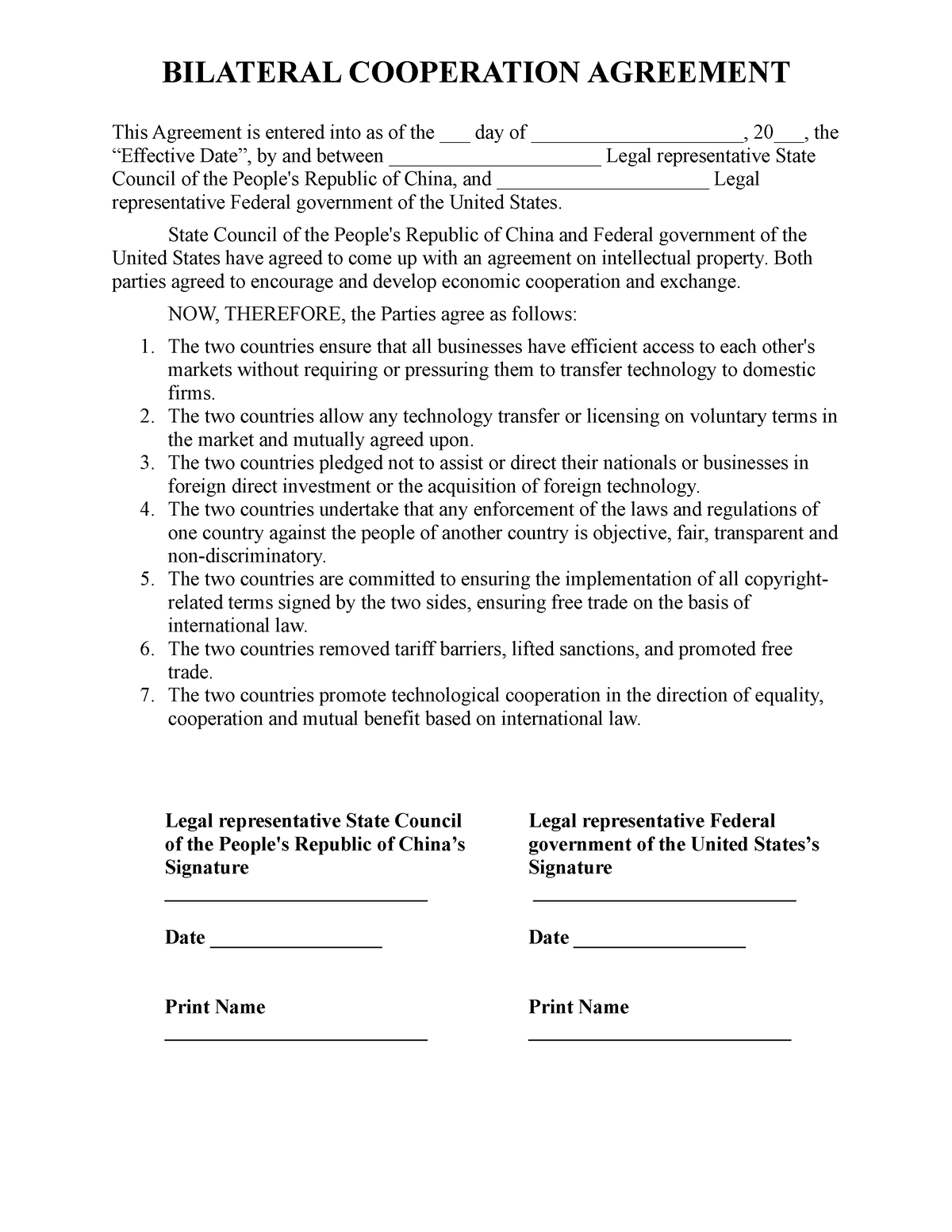 Mutual Non Disclosure Agreement - BILATERAL COOPERATION AGREEMENT This ...