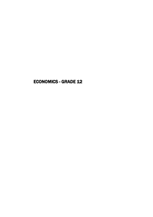 possible essays for economics paper 1 grade 11
