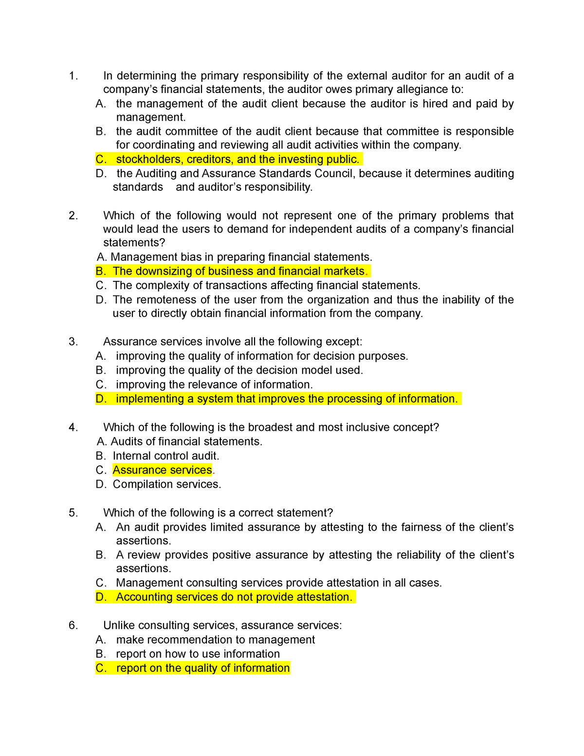 Auditing- Theory-Comprehensive-Reviewer 3 - In Determining The Primary ...