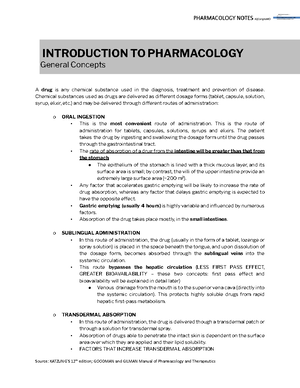 DRUG Study 2024 - DRUG STUDY Drug Name Classification and Mechanism of ...