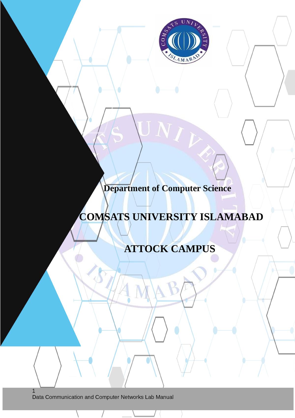 Computer B Network Lab Manual - Department Of Computer Science COMSATS ...