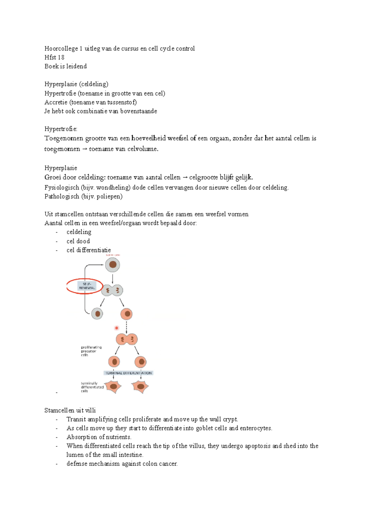 Celbiologie Herkansing Hoorcollege Uitleg Van De Cursus En Cell