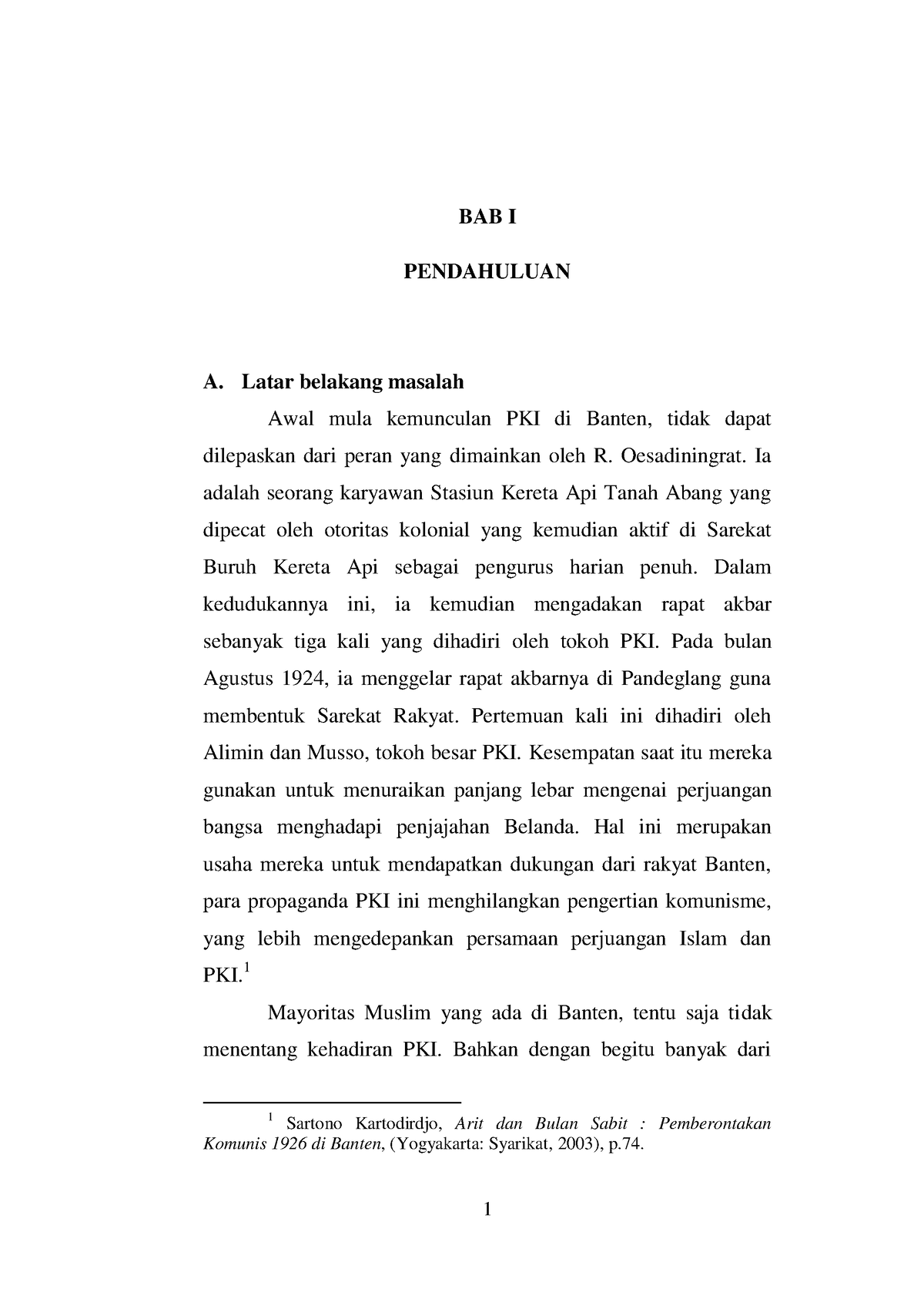 Makalah Tentang Pki - 1 BAB I PENDAHULUAN A. Latar Belakang Masalah ...