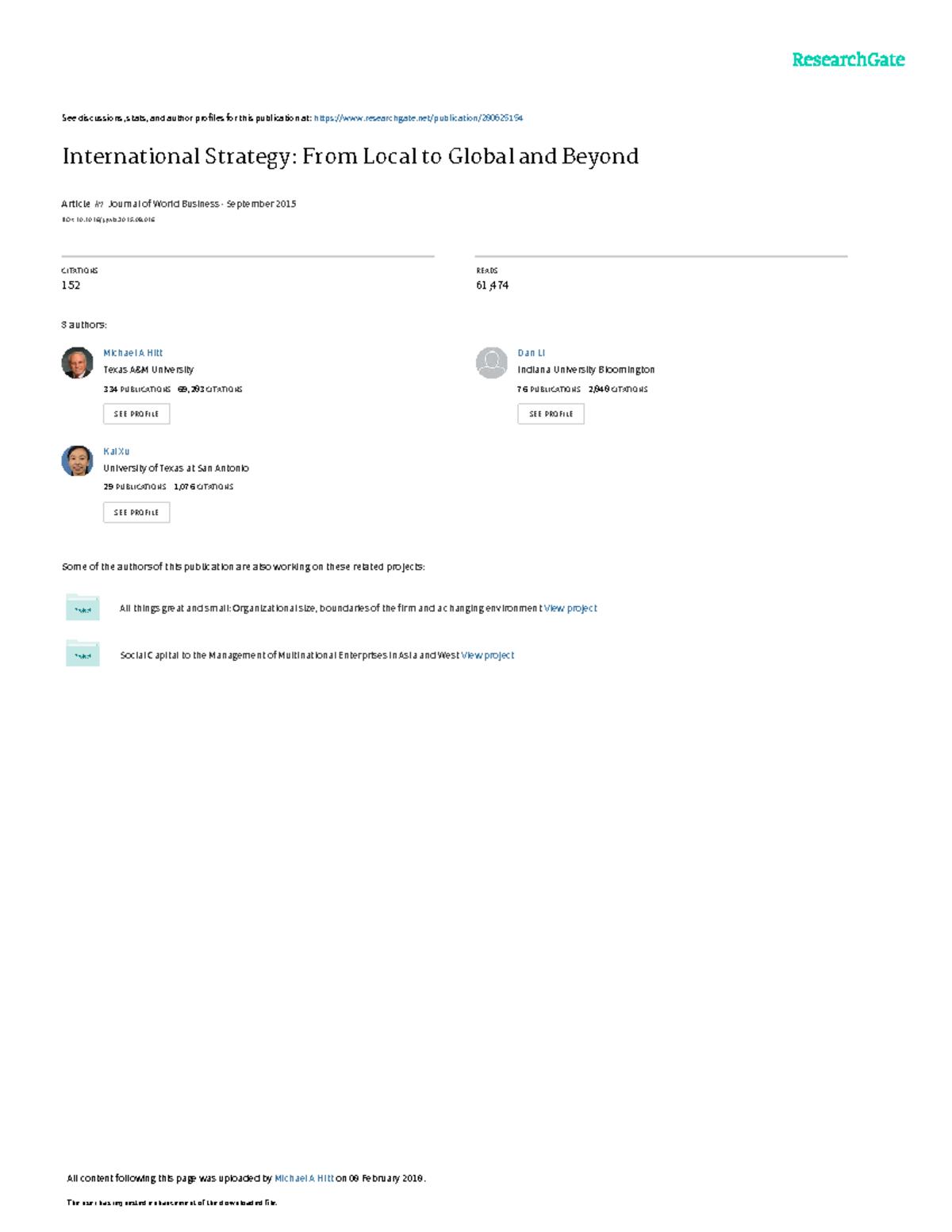 International Strategy-From Localto Globaland Beyond JWBinpress Hitt Li ...