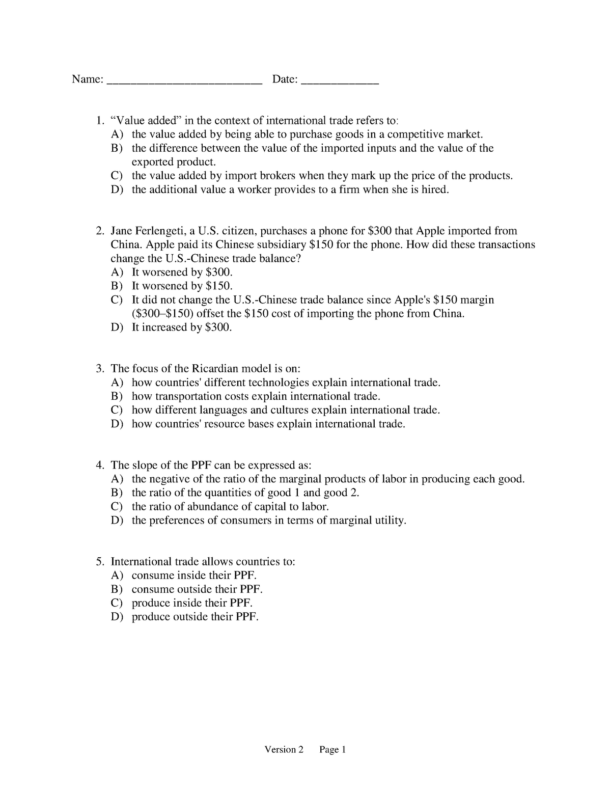 MCC-201 Relevant Answers