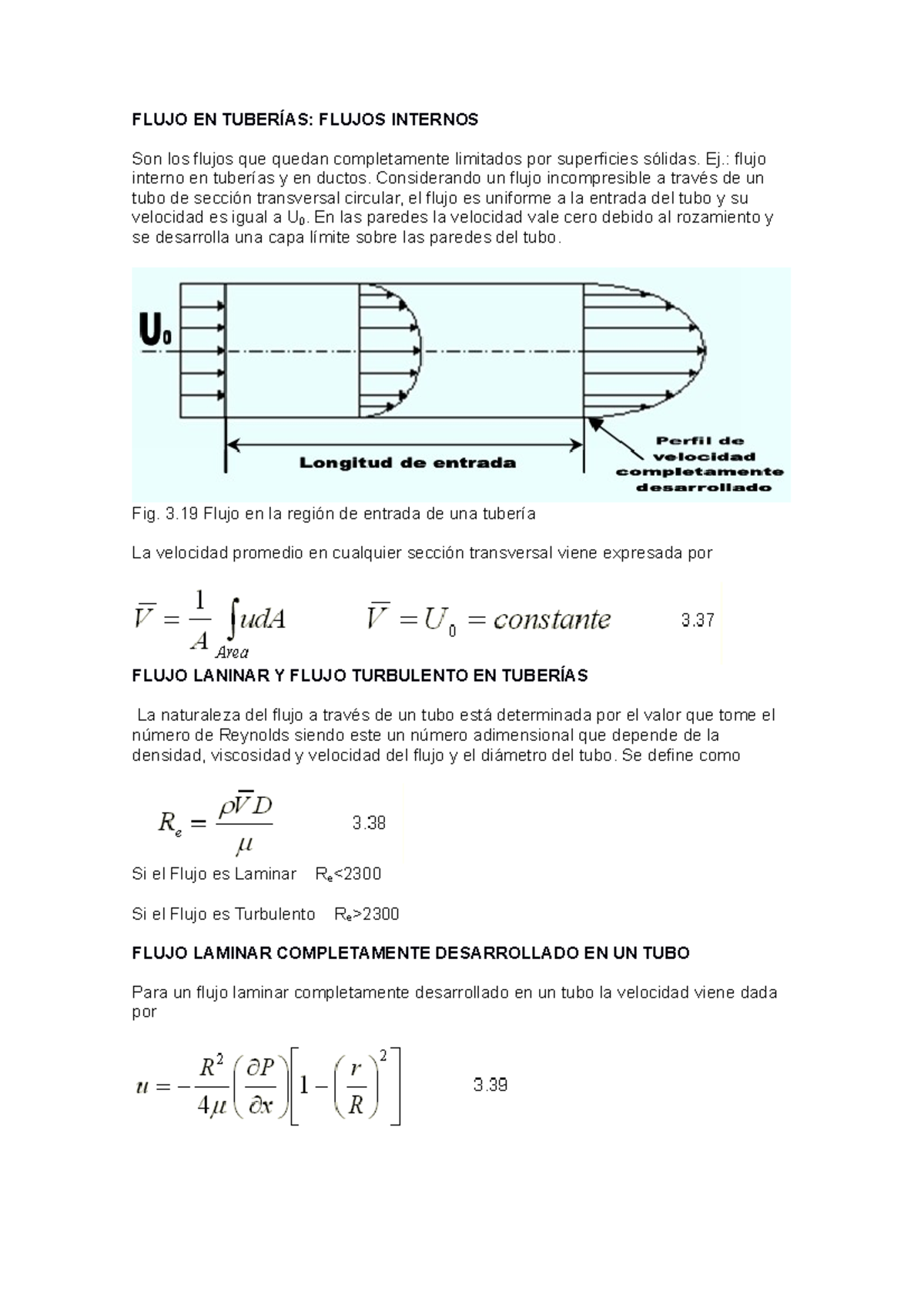 Flujo EN Tuberías Parte 5 Ejercicio - FLUJO EN TUBERÍAS: FLUJOS ...