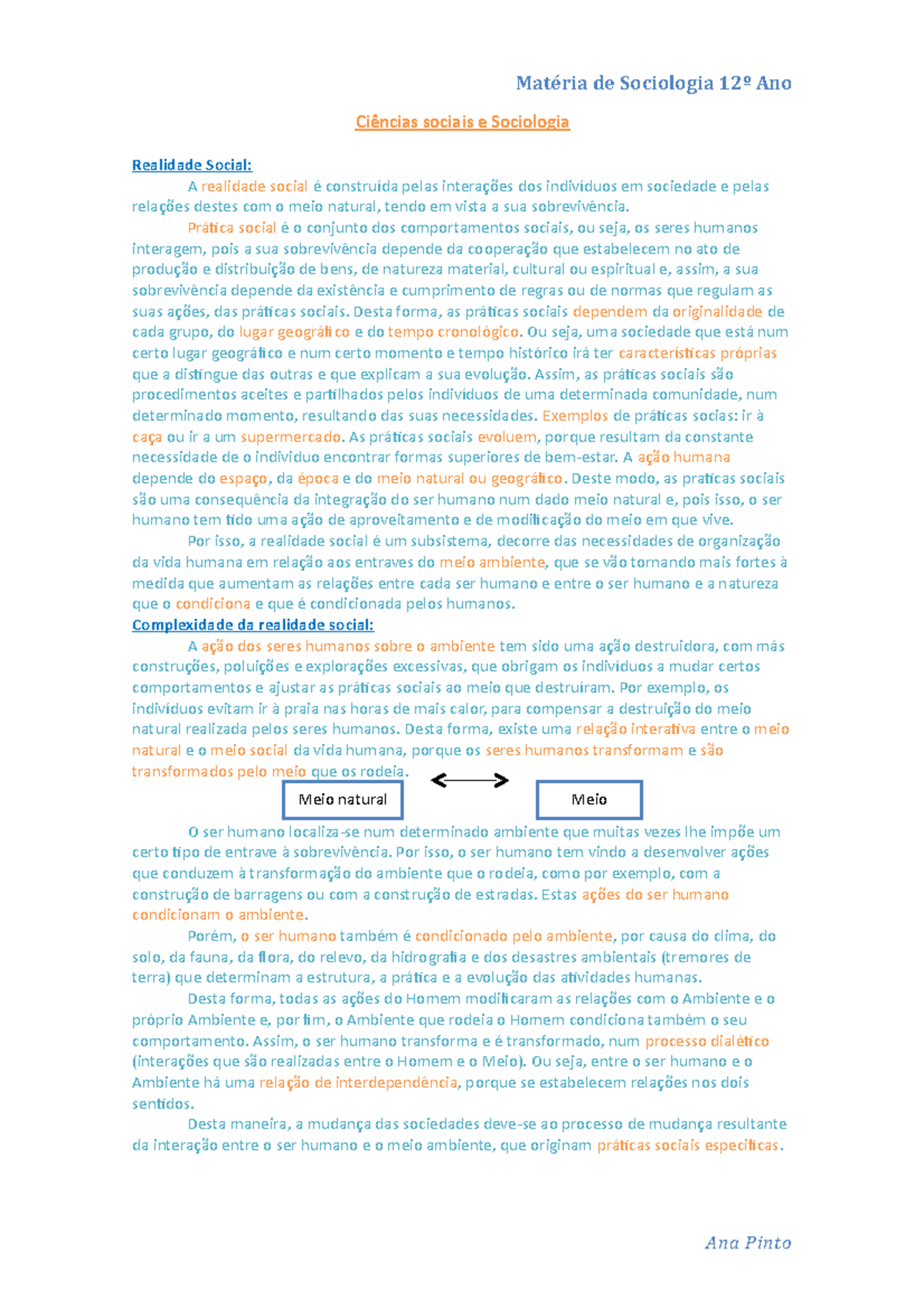Cienciassociaisesociologia - Ciências sociais e Sociologia Realidade ...