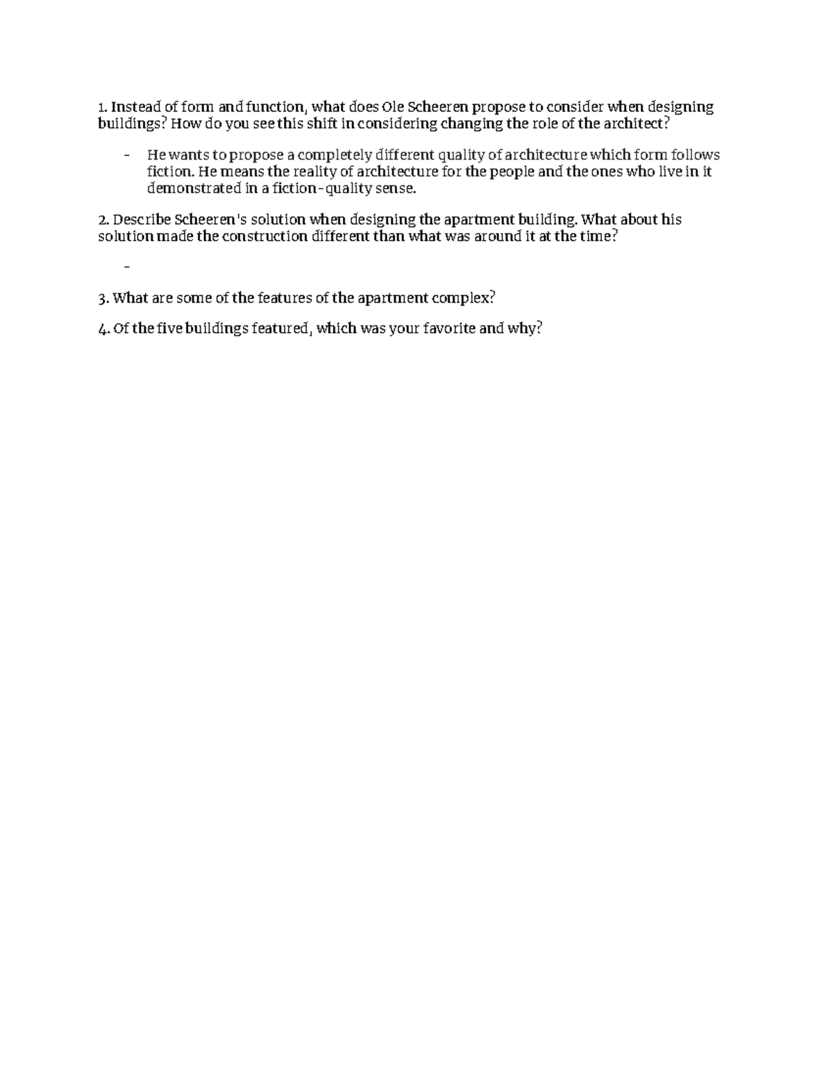 Discussion Assignment Three Instead Of Form And Function What Does