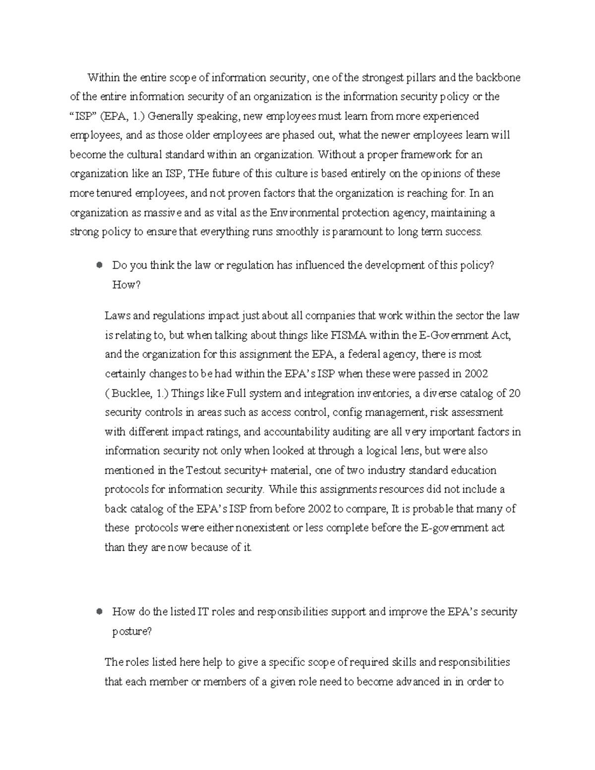 Sec253 week 3 - week 3 assignment - Within the entire scope of ...
