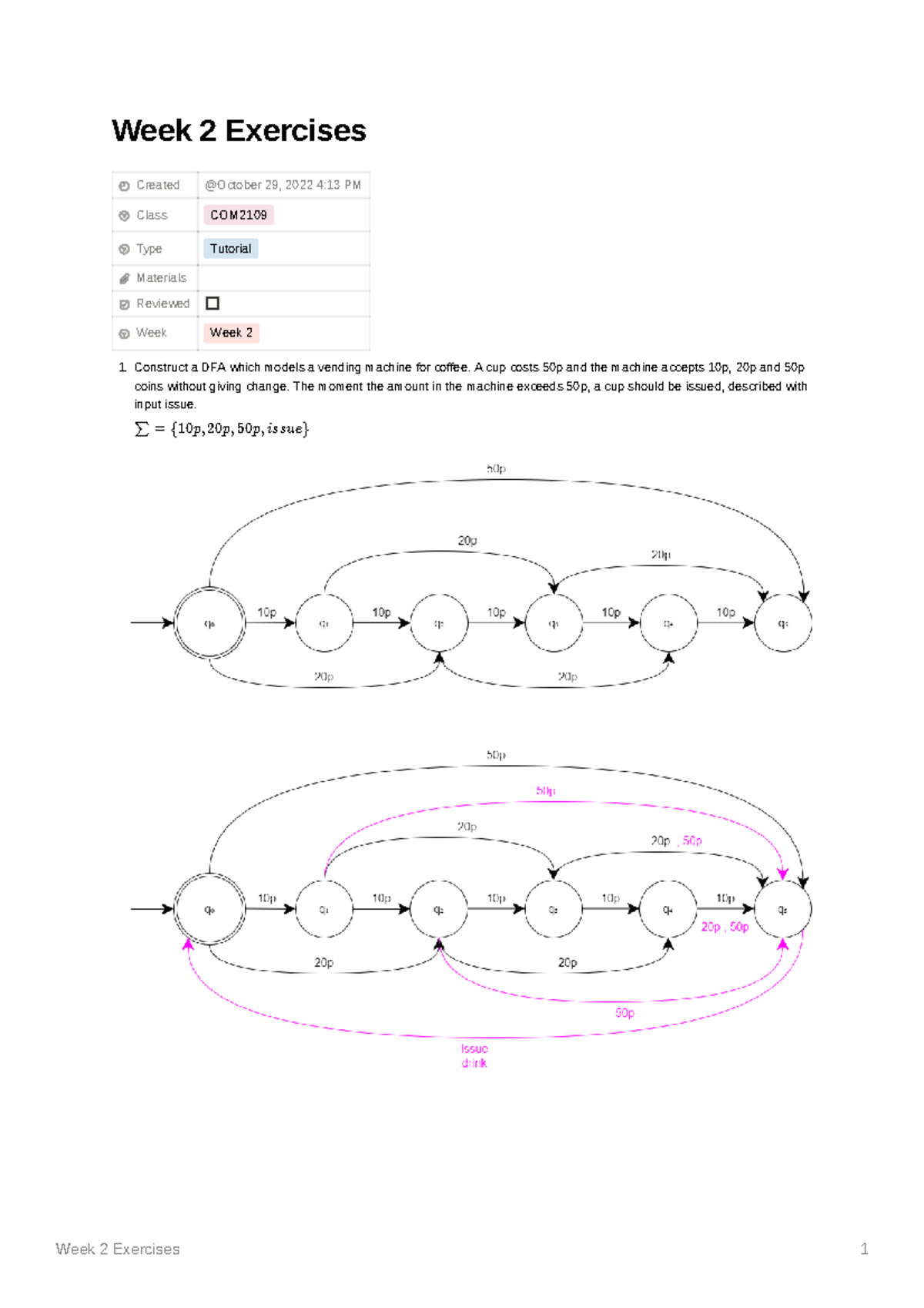 Week 2 Exercises - Solutions And Step By Step Examples To The Tutorial ...