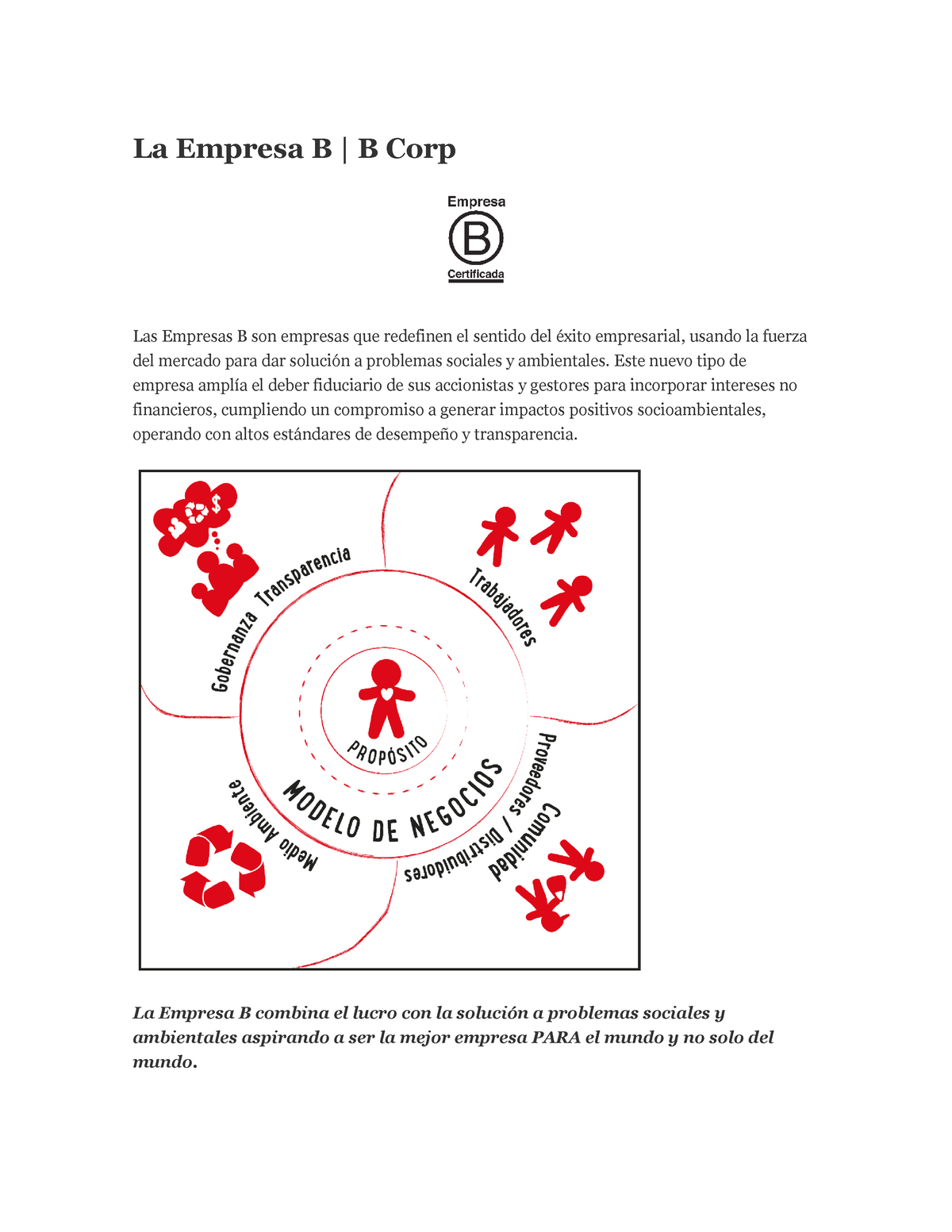 La Empresa B - Parte De La Materia - La Empresa B | B Corp Las Empresas ...