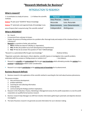 Ch03 - Test - Research Methods for Business Lecturer Testbank Chapter 3 ...