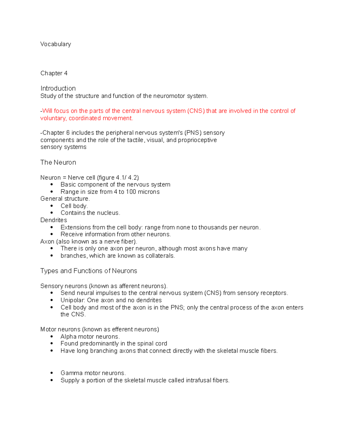 Vocabulary Chapter 4 - Vocabulary Chapter 4 Introduction Study Of The ...