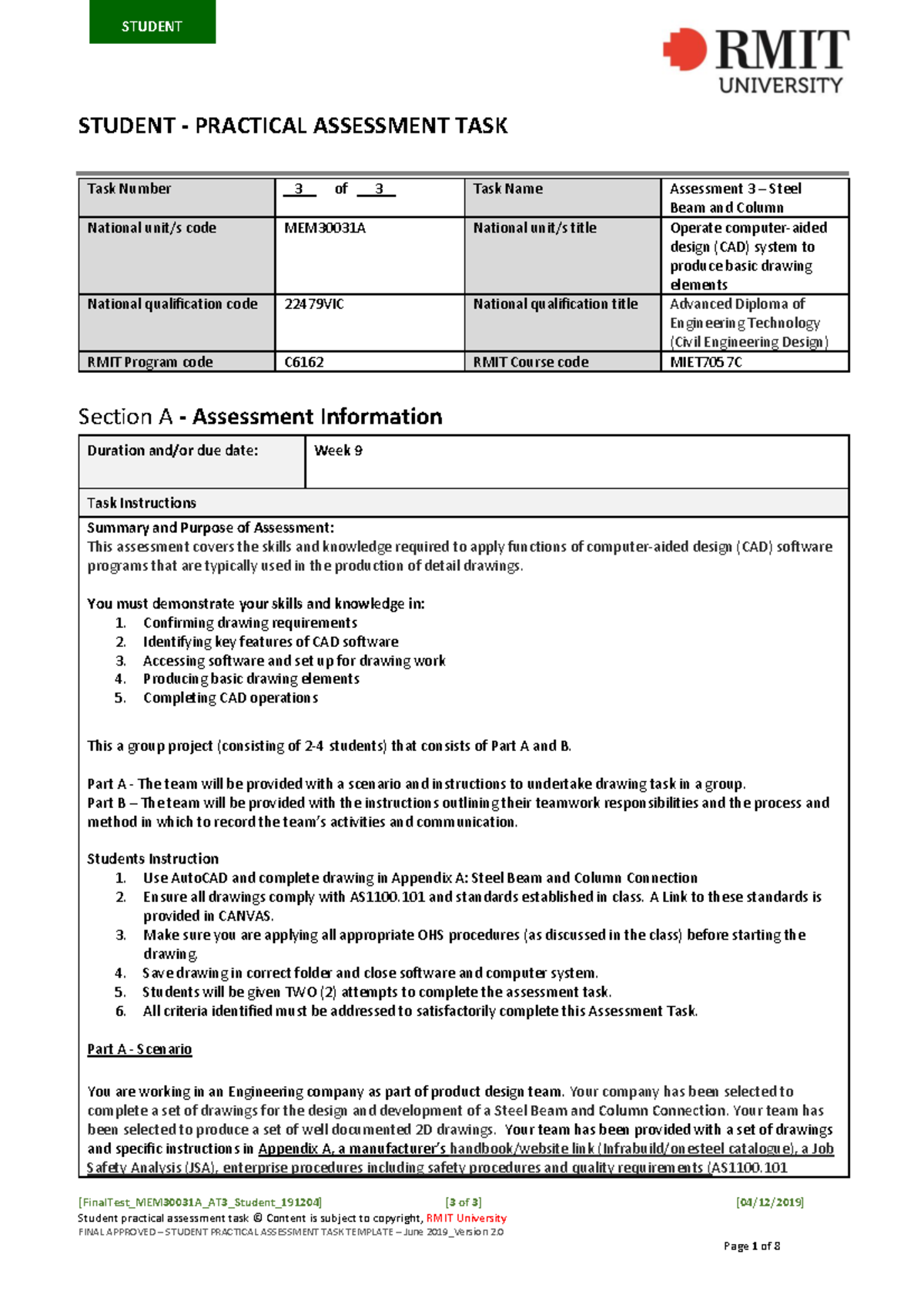 Group Assignment MEM30031 A AT3 Student 16 April-1 - [FinalTest ...