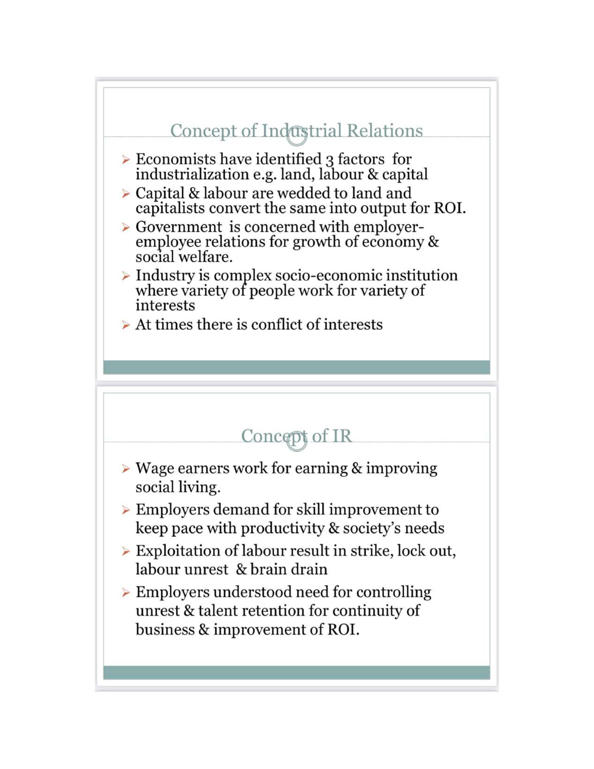 Industrial Relations - Human Resource Management - Studocu