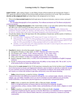 PE 200 Chapter 4 - Learning Activity 4: Chapter 4 Questions DIRECTIONS ...