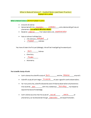 Scientific Method Notes - Studocu