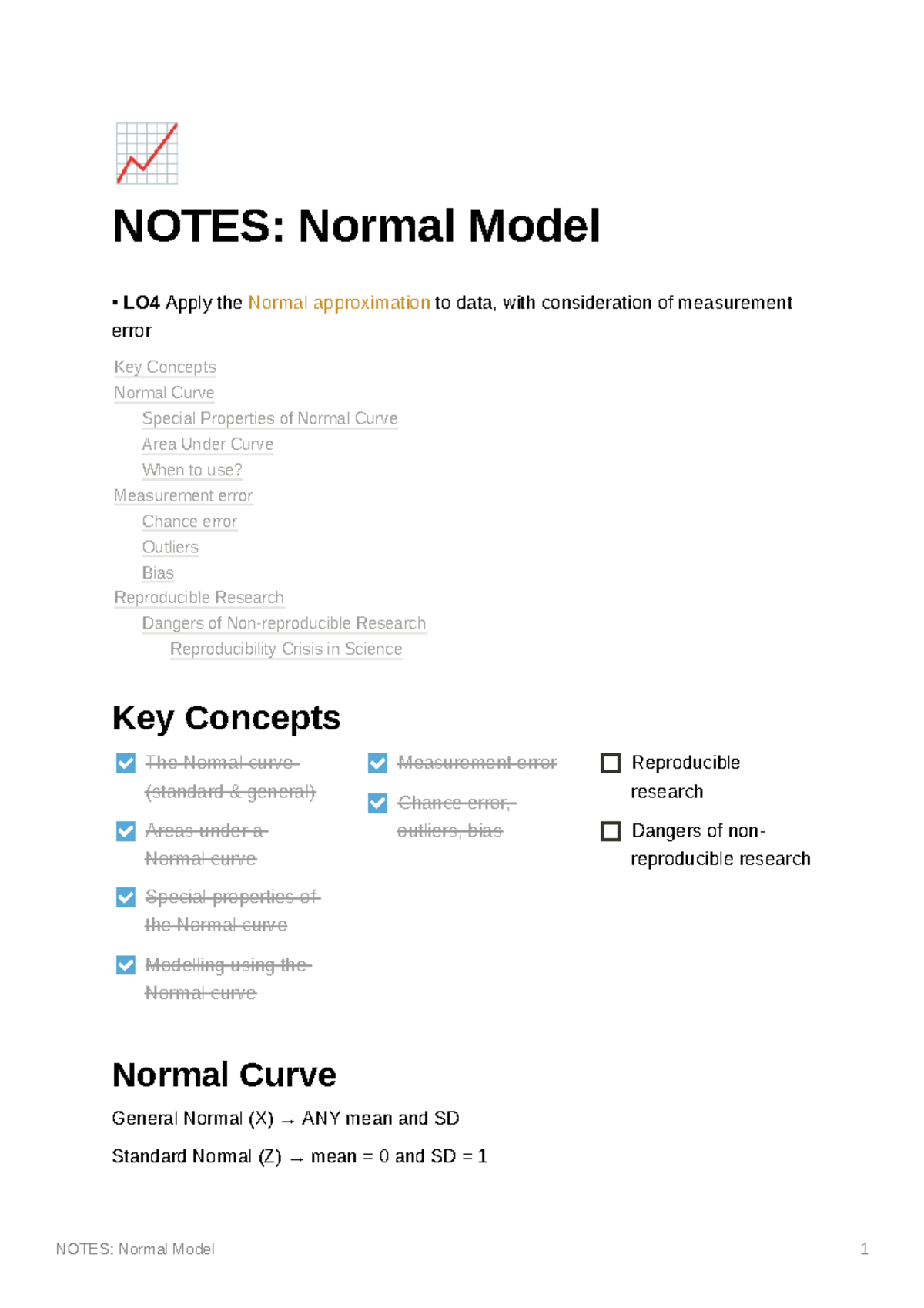 Normal model - ALL normal curves satisfy the rule area 1 SD out from ...
