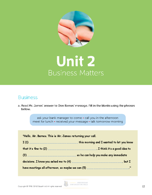 Basic 2 Workbook Unit 8 - Lost Report a. Do you remember Karen and Adam ...