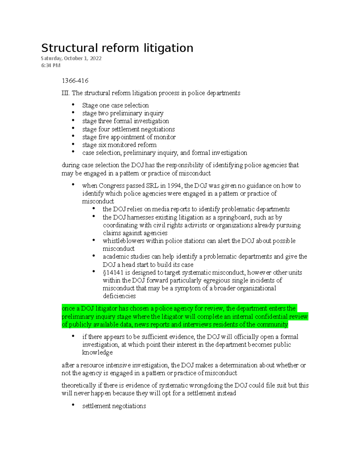 Structural reform litigation Structural reform litigation Saturday