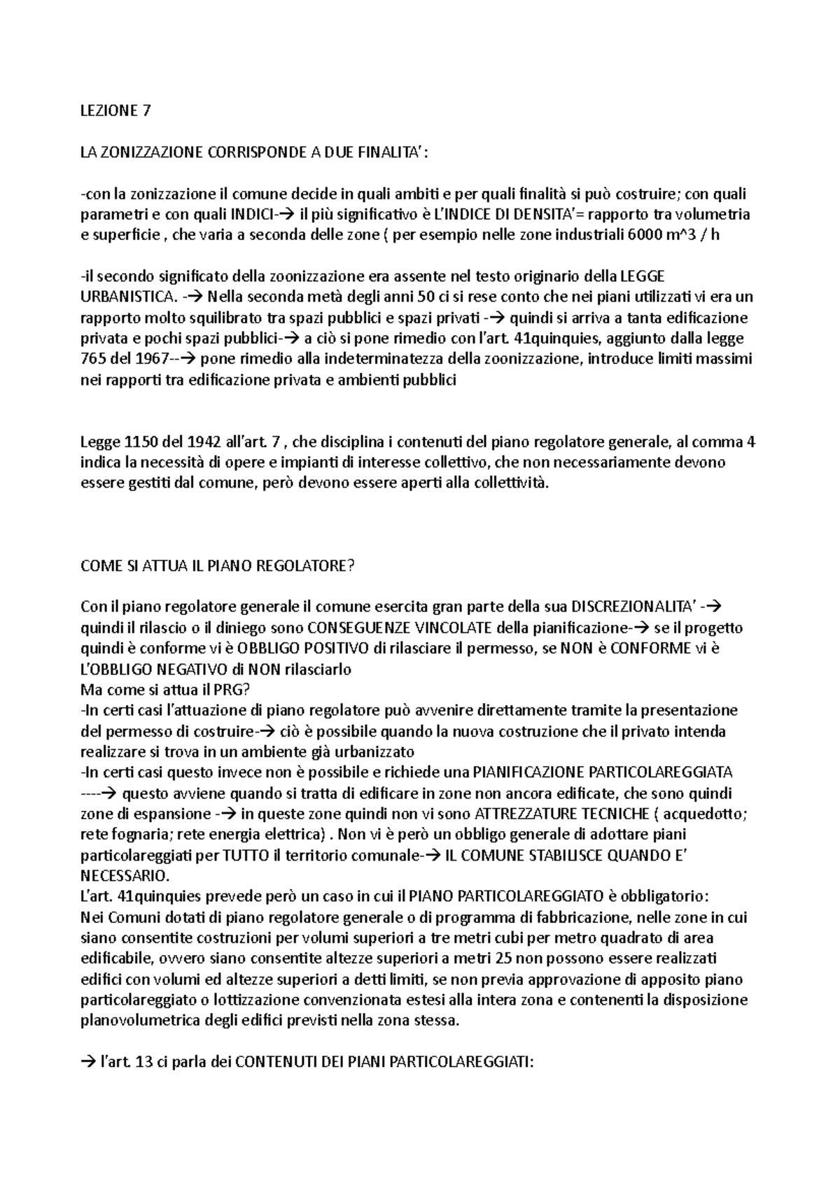 Art.103 Legge Urbanistica Regione Lombardia - LEZIONE 7 LA ZONIZZAZIONE ...