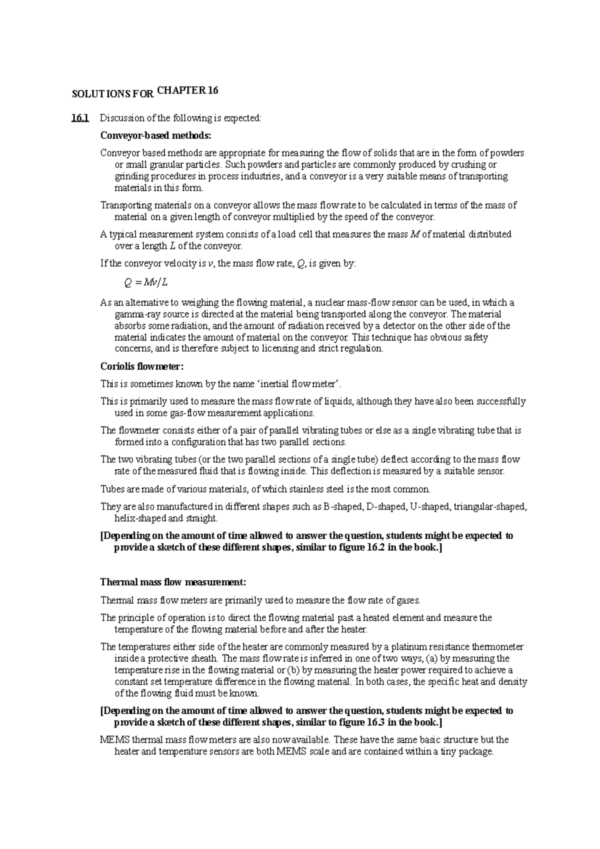 Chapter 16 measurement and instrumentation theory and application