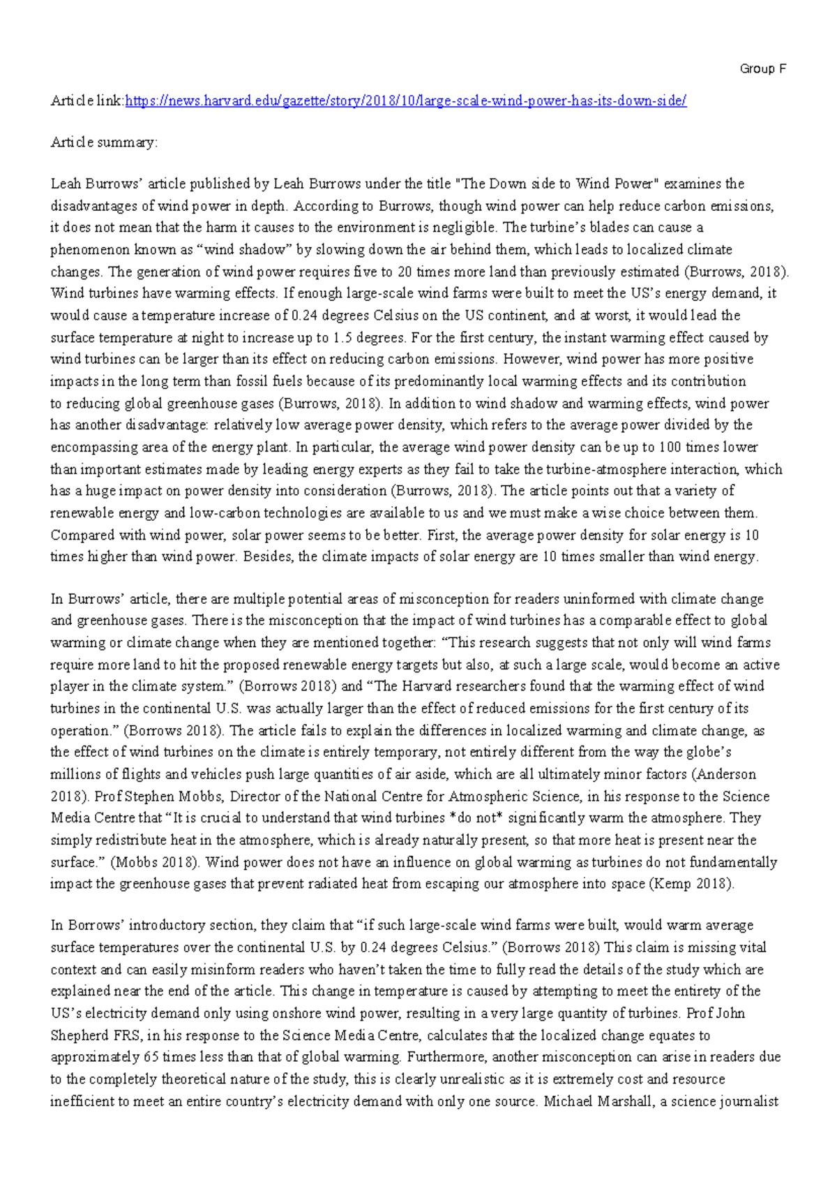 Article Summary Group F - Group F Article - Studocu