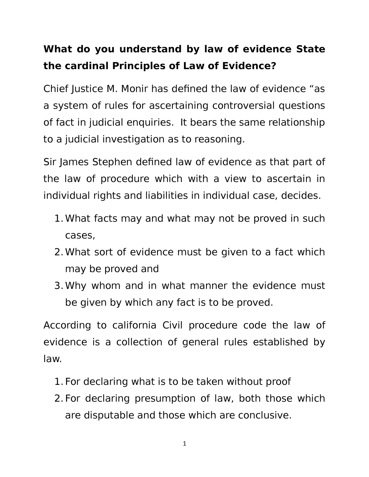 part-i-evidence-law-notes-what-do-you-understand-by-law-of-evidence