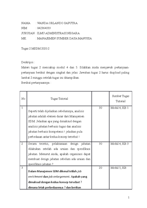 Soal Ekma4214 Tmk1 4 - Soal Tugas 1 - EKMA4214- 4 1 Dari 1 NASKAH TUGAS ...