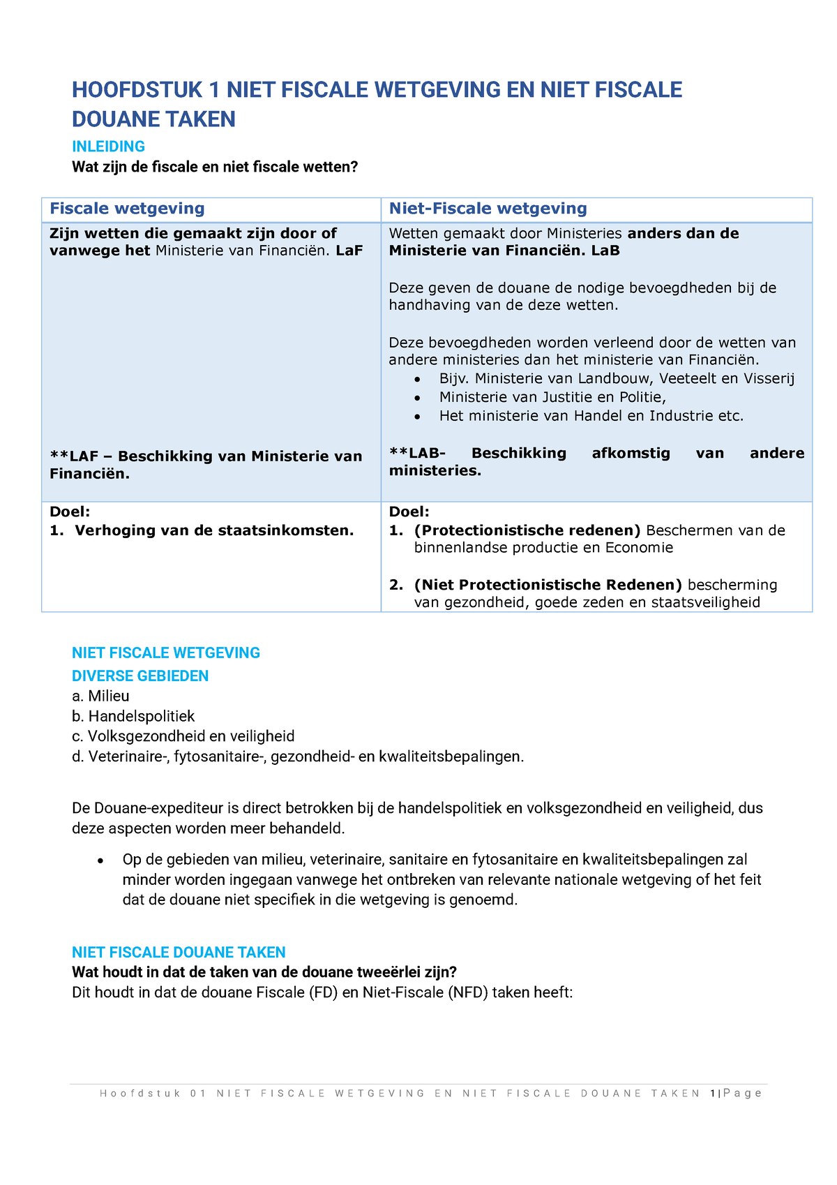 Hoofdstuk 1 2 3 4 Niet Fiscale Wetgeving - Niet Fiscale Wetten - Anton ...