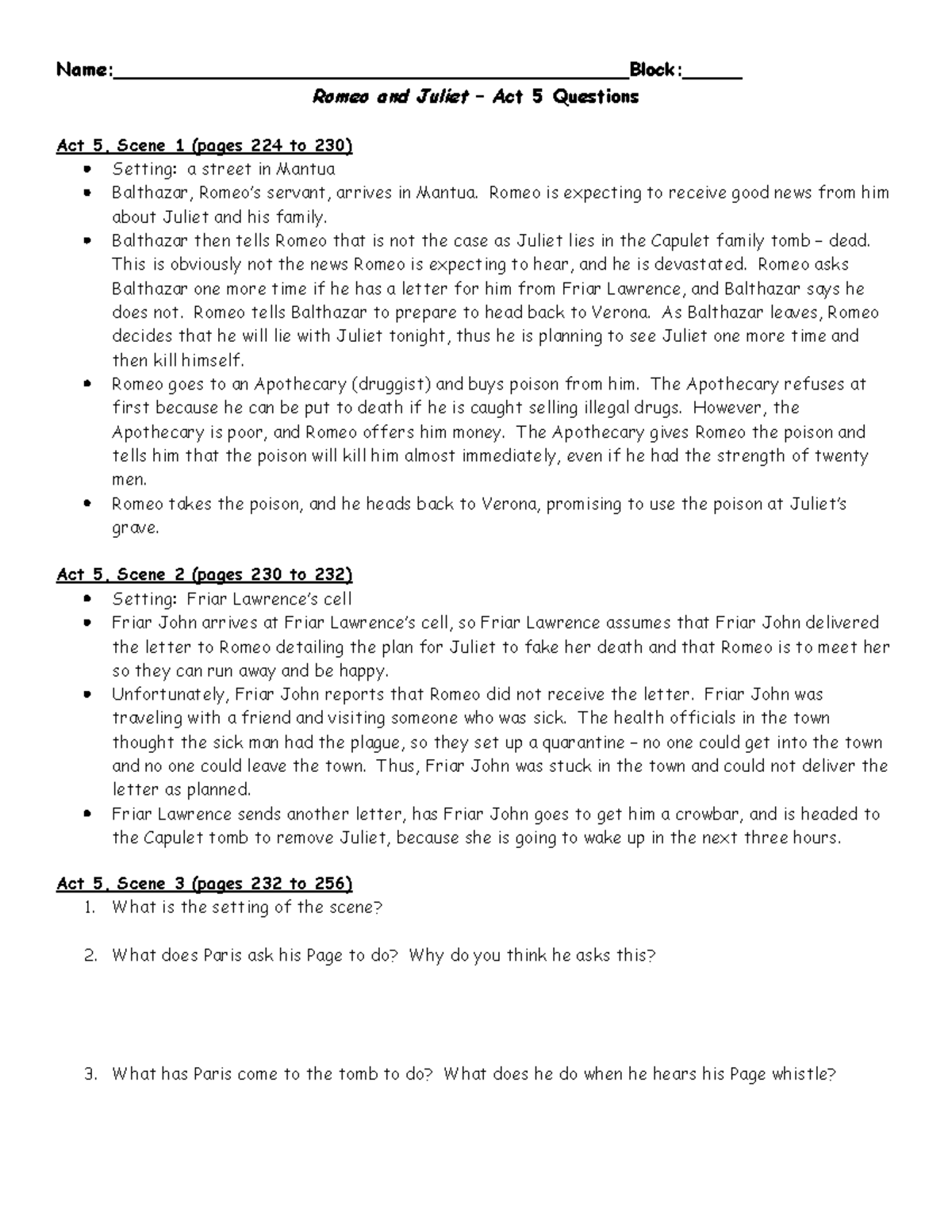 Romeo And Juliet Act 5 Quizlet - sdhsn2i