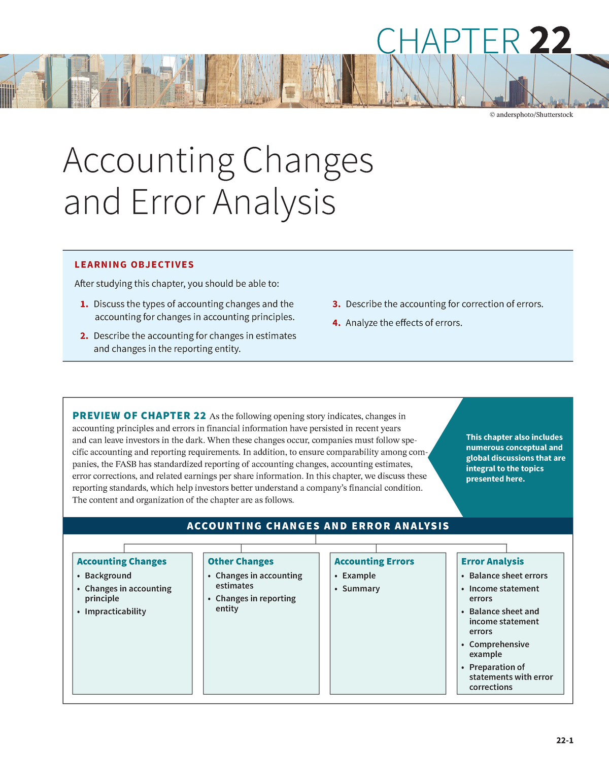 Chapter 22 Donald E. Kieso Jerry J - Accounting Changes And Error ...