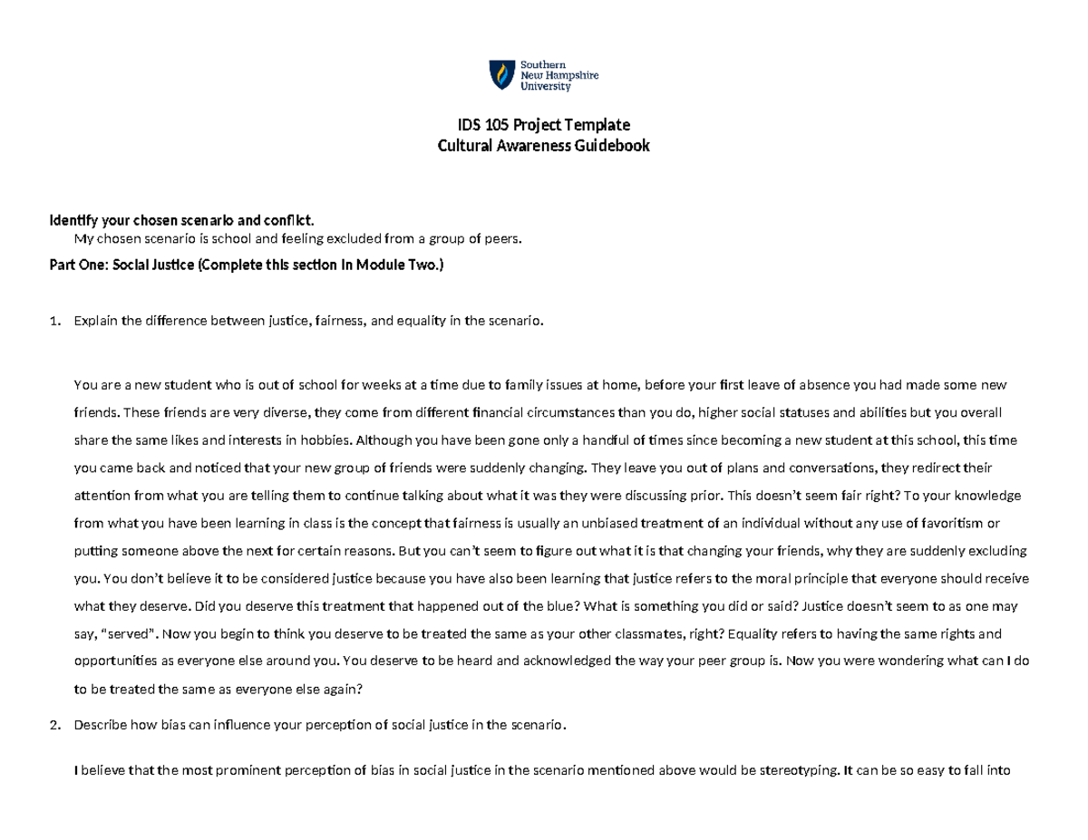 IDS 105 Project Template module two work - IDS 105 Project Template ...