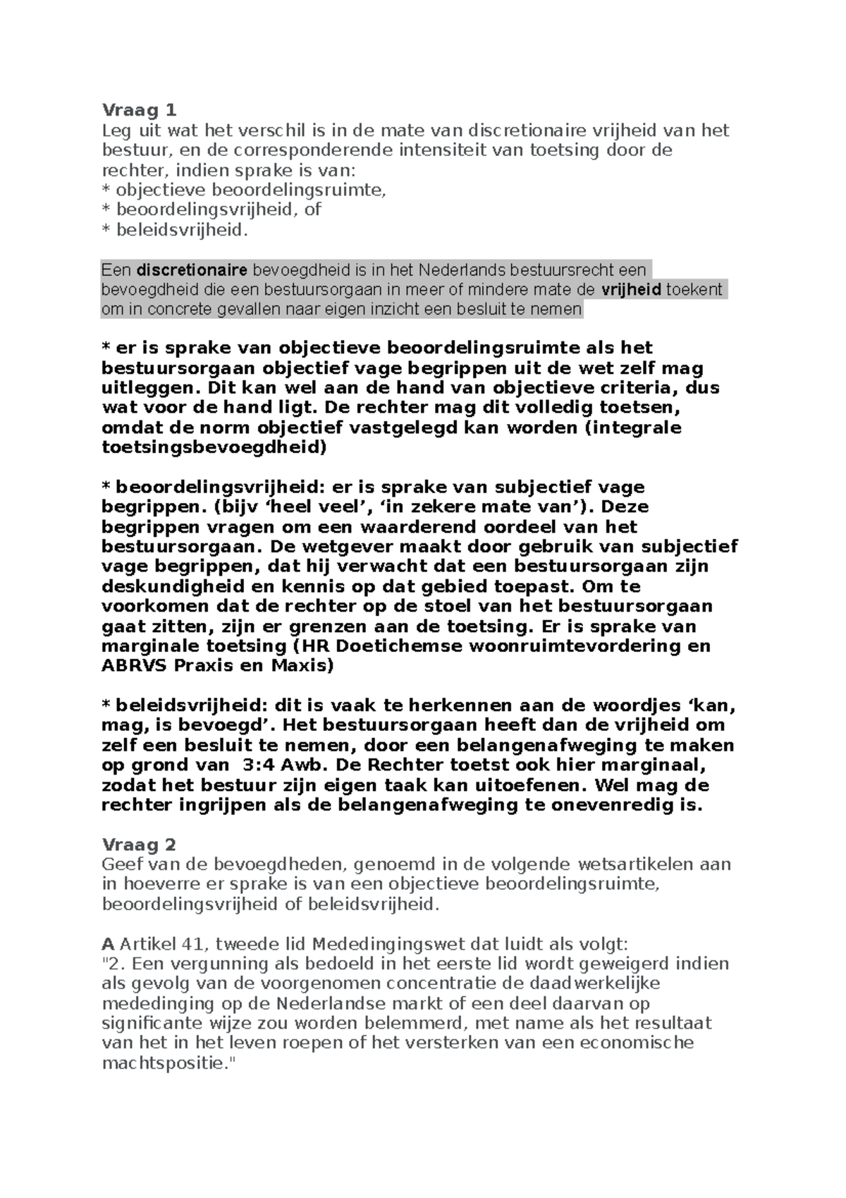 Bestyyr Week5 - Bestuur - Bestuurs(proces)recht I - Radboud ...